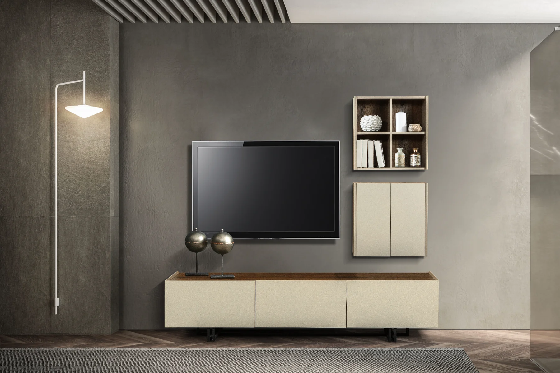 Erzin Tv Ünitesi C2 Module Door Kare Raf