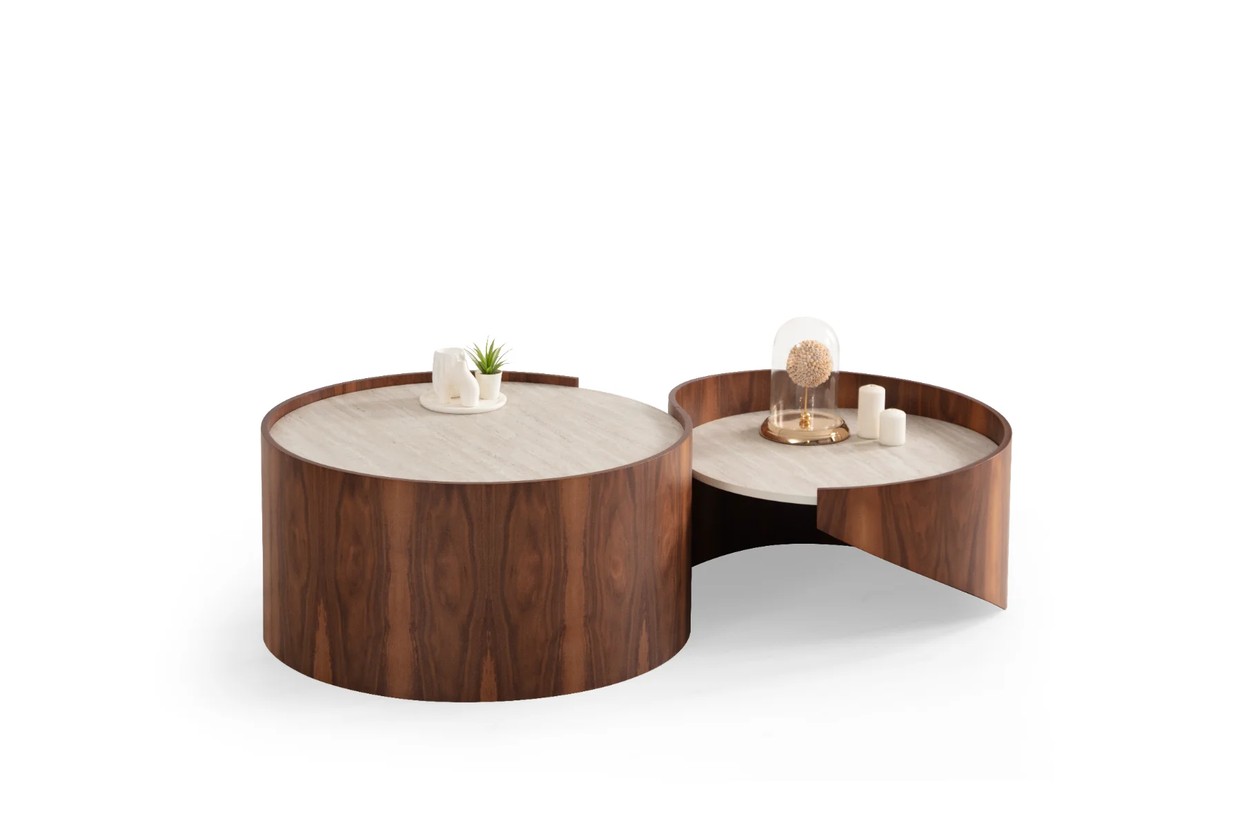 Sehpa Coffee Tablelar Atlantis Orta (Ceviz)