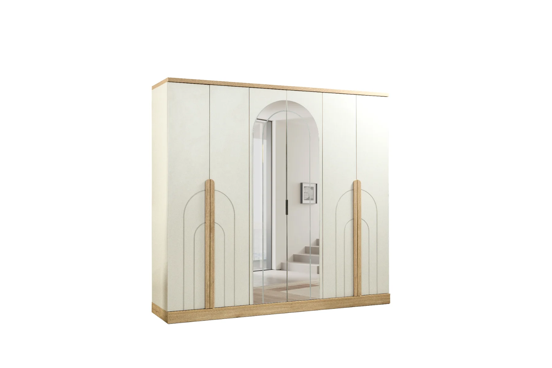 Bohem Wardrobe 6 Door