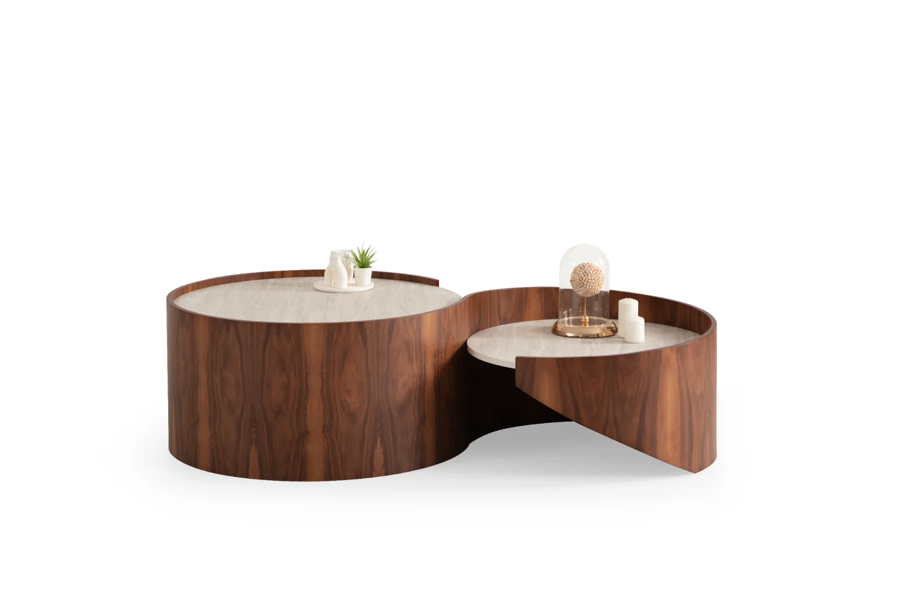 Sehpa Coffee Tablelar Atlantis Orta (Ceviz)