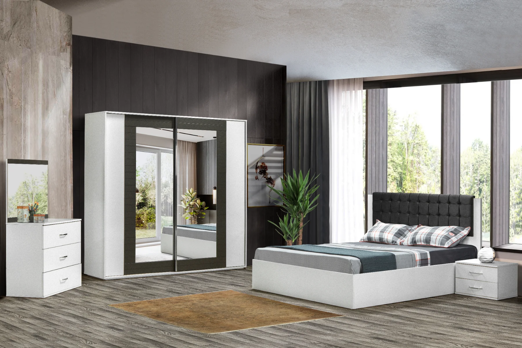 Loren Yatak Beyaz Belçika