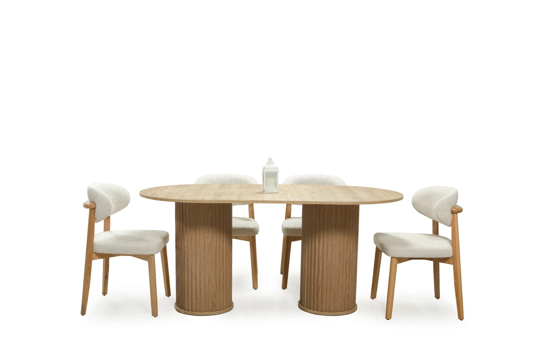 Bohem Yuvarlak Ayak Yemek Tablesı