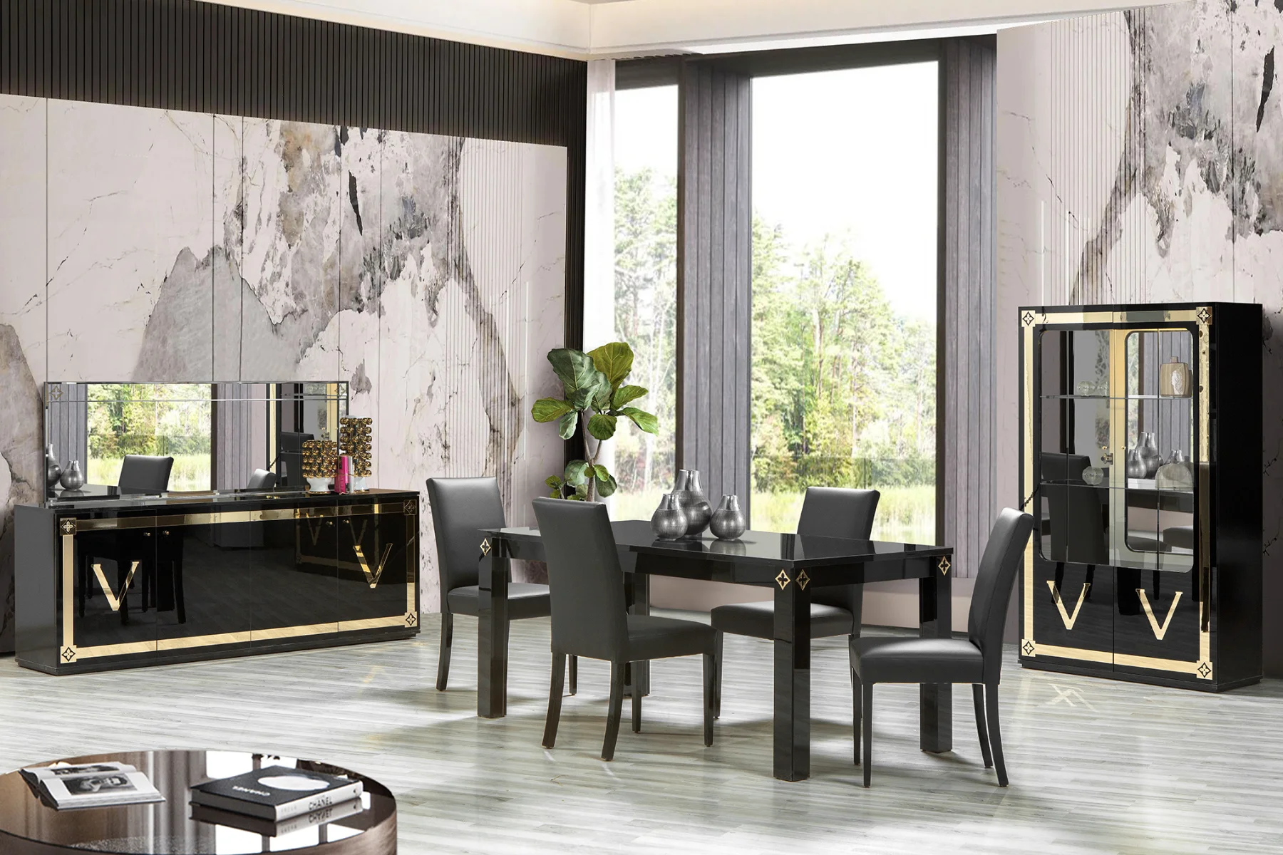 Love Yemek Odası Siyah